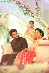 Hero Aadi Wedding Reception Photos